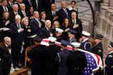 antichrist refuses to put hand over heart at Jimmy Carter&#039;s funeral