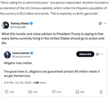 Screenshot 2025-07-06 at 01-35-03 ‘Alligator lives matter’ Trump pal Laura Loomer slammed for saying Florida ‘Alcatraz’ beasts will get ‘65 million meals’