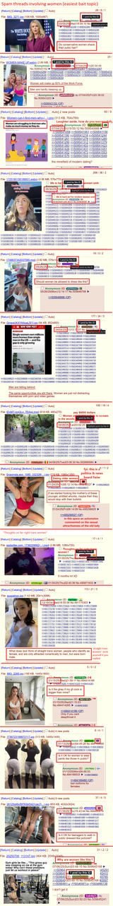 general female spam threads women