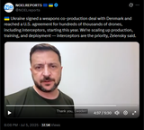 Ukraine signed a weapons co-production deal with Denmark and reached a U.S. agreement for hundreds of thousands of drones, including interceptors 05-07-2025 Zelensky HD