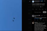 A pair of F-16 fighter jets has been spotted somewhere over Ukraine 06-07-2025