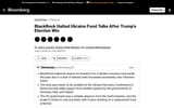 BlackRock Halts Funds For Ukraine 5th July 2025 Info