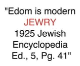 edom is in modern jewry