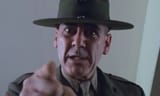 1987ActorRLeeErmeyAsGunnerySergeantHartmanInFullMetalJacket