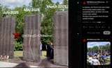 KilledInUkraine 01-07-2025 In Saratov, the third of six front sides of the newly added pillars was completely filled. Another 330 new names were added CHUG