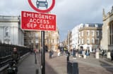 cambridge-uk-circa-january-shallow-focus-emergency-access-sign-seen-pedestrian-zone-famous-univ-university-267761816-3624246238