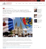 France breaks record for number of baptisms (Christianity Catholic Revival)