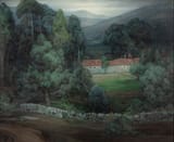Rafael Pellicer Galeote (Madrid 1906-1963 Madrid ibid.) Umbria - oil on canvas