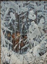 Vasily Vasilyevich Vereshchagin (1842-1904) Не замай, дай подойти! (&#039;&#039;Don&#039;t move, let them come&#039;&#039;, Semyon Arkhipych and the peasants of Smolensk waiting in Ambush for French troops in 1812) - холст, масл?