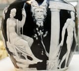 Unknown artist (Roman 1st c. AD) Portland Vase 1. Venus Genetrix and Mark Antony - glass 35-30 BC [decontextualised, first attested in 1600-01 in Rome]