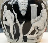 Unknown artist (Roman 1st c. AD) Portland Vase 3. Anton and Octavian - glass 35-30 BC