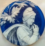 Unknown artist (Roman 1st c. AD) Portland Vase 6. Paris at the judgement - glass 35-30 BC [base of the vase]