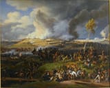 Louis-François, baron Lejeune (Strasbourg, Alsace, Kingdom of France 1775-1848 à Toulouse, Haute-Garonne, French Republic) Bataille de la Moskova, 7 septembre 1812 - Huile sur toile 1822-min
