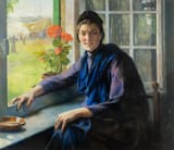 Firmin Baes (Saint-Josse-ten-Noode, Brabant, Kingdom of Belgium 1874-1943 Ixelles, Military Administration in Belgium and Northern France, German Reich) Quietude - Pastel on canvas