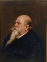 Juli Vila i Prades (Valencia 1873-1930 Barcelona) Bearded man - oil on canvas 1904 (c.i.)