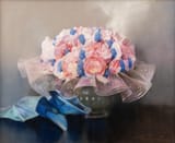 Firmin Baes (Saint-Josse-ten-Noode, Brabant, Kingdom of Belgium 1874-1943 Ixelles, Military Administration in Belgium and Northern France, German Reich) Le Bouquet Romantique - Pastel on paper 1940