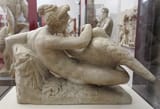 Michelangelo Buonarroti (Caprese 1475-1564 Rome) Leda and the swan - tempera 1530 [c.1536 marble copy by Bartolomeo Ammannati b]