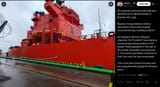 An explosion and ammonia leak was reported at Eco Wizard tanker in Russian Ust-Luga 06-07-2025 Holes appeared in the hull of the vessel, and water is pouring in