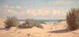 Jan Ernst Abraham Volschenk (Riversdale, Cape Colony, British Empire 1853-1936 Riversdale, Province of the Cape of Good Hope, Union of South Africa) The Sand Dunes of the Sea - Oil on canvas 1914