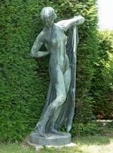 Ferdinand Lepcke (Coburg 1866-1909 Berlin) Phryne 2 - bronze c.1900b