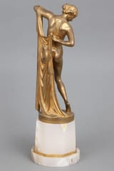 Ferdinand Lepcke (Coburg 1866-1909 Berlin) Phryne 3 - bronze c.1900b