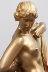 Ferdinand Lepcke (Coburg 1866-1909 Berlin) Phryne 3 - bronze c.1900c