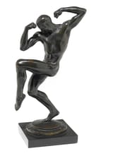 Harriet Whitney Frishmuth (Philadelphia, Pennsylvania, U.S.A. 1880-1980 Waterbury, Connecticut, U.S.A.) Slavonic Dancer - Bronze with blackish-brown patina 1921