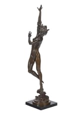 Harriet Whitney Frishmuth (Philadelphia, Pennsylvania, U.S.A. 1880-1980 Waterbury, Connecticut, U.S.A.) Crest of the Wave - Bronze with brown patina 1925