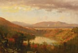 Thomas Worthington Whittredge (Springfield, Ohio, U.S.A. 1820-1910 Summit, New Jersey, U.S.A.) Kauterskill Falls, New York - Oil on canvas c.1865