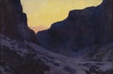 Fernand Harvey Lungren (Hagerstown, Maryland, U.S.A. 1857-1932 Santa Barbara, California, U.S.A.) In the Mountains - Oil on Canvas