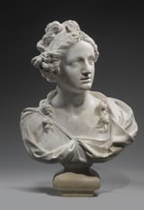 Josse de Corte (Ypres, County of Flanders, H.R.E. 1627-1679 Venice, Republic of Venice) Diana - Marble c.1660
