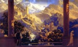 Maxfield Parrish (Philadelphia, Pennsylvania, U.S.A. 1870-1966 Plainfield, New Hampshire, U.S.A.) Romance - c.1925-min