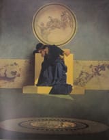 Maxfield Parrish (Philadelphia, Pennsylvania, U.S.A. 1870-1966 Plainfield, New Hampshire, U.S.A.) &#039;&#039;When he came to this part of his narrative the young king could not restrain his tears&#039;&#039;, illustration for &#039;&#039;The Arabian Nigh