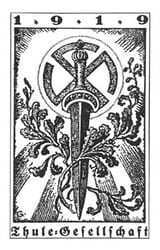 Embleme-de-la-societe-de-Thule-Thule-Gesell-schaft-Le-svastika-saccompagne-dun
