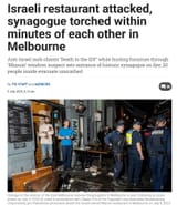 jews attacked by austrailians