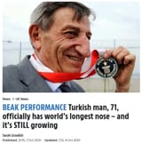 world record nose