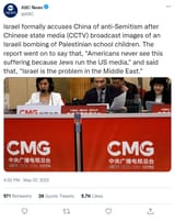ABC news on china and jews