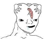 brainlet butt pooping brain out