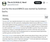 BRICS is a Goldman Sachs creation