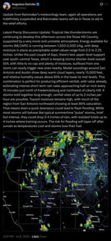 Screenshot 2025-07-06 at 16-04-02 Augustus Doricko on X Update from Rainmaker’s meteorology team again all operations are indefinitely suspended and Rainmaker teams will be in Texas to aid in the relief efforts Latest Precip Discussion Update T[...]