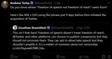 freedom of speech not freedom of reach ADL