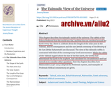 talmudic view of the universe