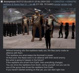 Drive the reptilians from Earth