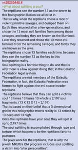 reptilian soul splitting