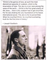 goebbels on christ