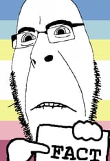 23128 - biting_lip distorted fact flag frown glasses hand holding_object map_(pedophile) pedophile sign soyjak stubble variant cobson