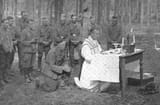 German soldiers at mass WWII