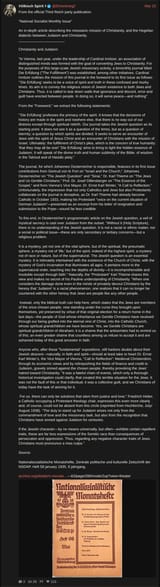 Völkisch Spirit - Christianity Judaism Hegelian dialectic