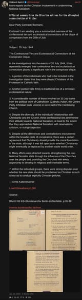 Völkisch Spirit - Christianity undermining National Socialism