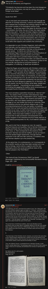Völkisch Spirit - SS on Christianity and Paganism